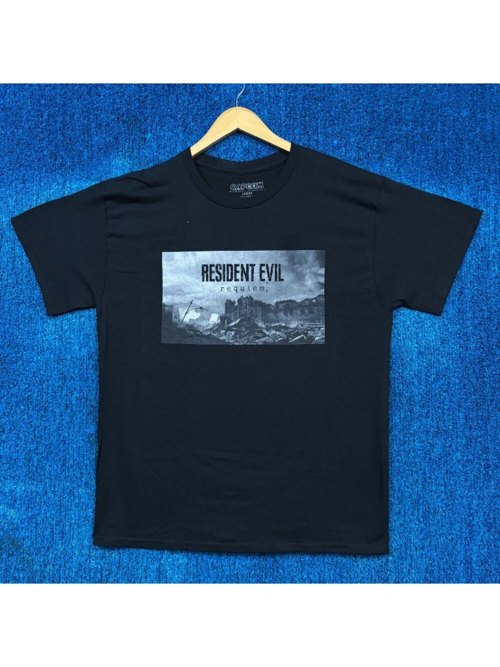 Resident Evil 9 Requiem Gaming Poster Capcom Franchise Tee L